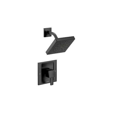 Moen 90 Degree Posi-Temp Shower Only Trim in Matte Black TS2712EPBL